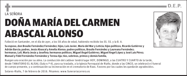 María del carmen Abascal Alonso