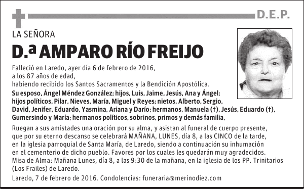 Amparo Río Freijo