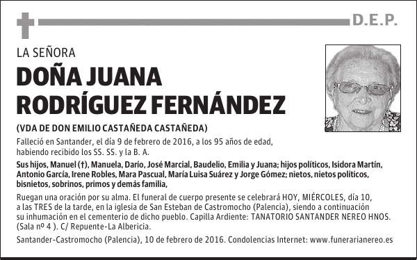 JUANA RODRIGUEZ FERNANDEZ