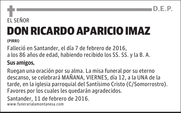Ricardo Aparicio Imaz