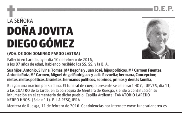 JOVITA DIEGO GOMEZ