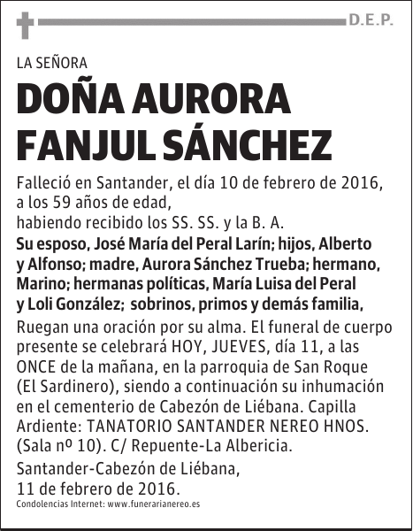 AURORA FANJUL SANCHEZ