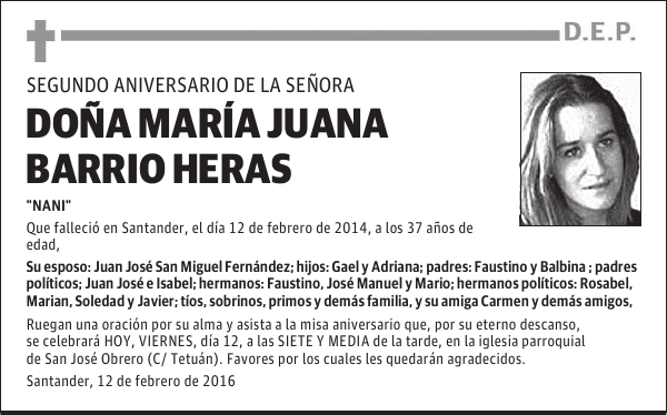 Maria Juana Barrio Heras