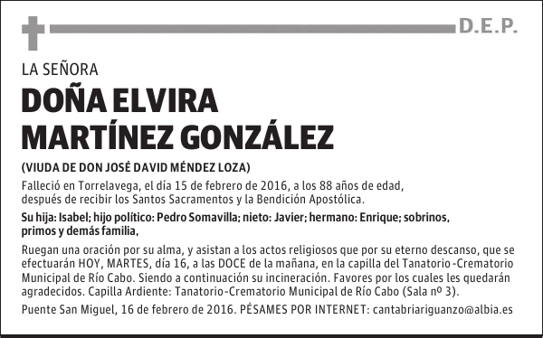 ELVIRA MARTÍNEZ GONZÁLEZ