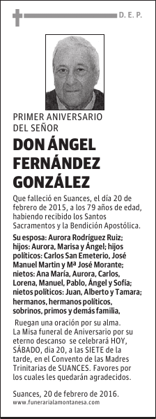 DON ÁNGEL FERNÁNDEZ GONZÁLEZ