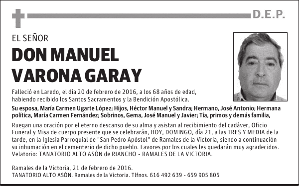 DON MANUEL VARONA GARAY