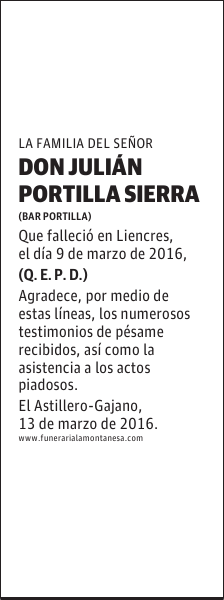 Don Julián Portilla Sierra