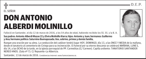 DON ANTONIO ALBERDI MOLINILLO