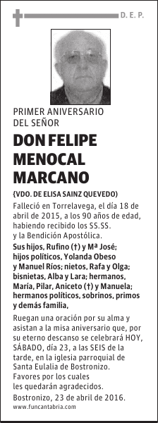 Don Felipe Menocal Marcano
