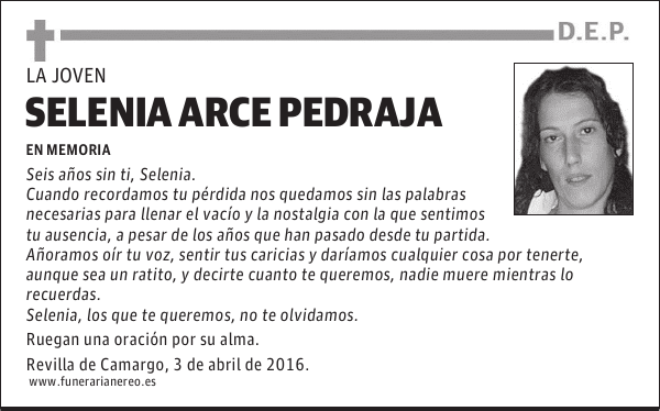SELENIA ARCE PEDRAJA