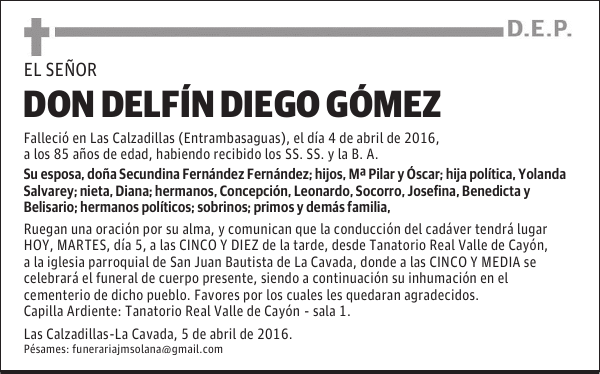 DON DELFÍN DIEGO GÓMEZ