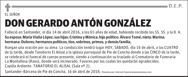 Don Gerardo Antón González