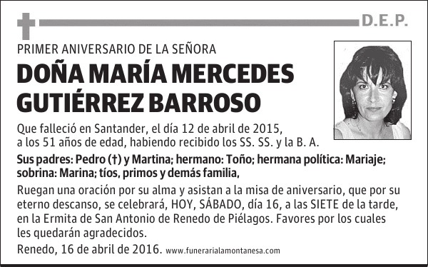 Doña Merche Gutiérrez Barroso