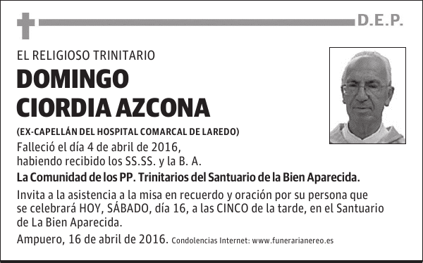 DOMINGO CIORDIA AZCONA