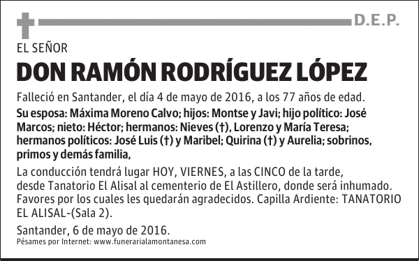 Don Ramón Rodríguez López