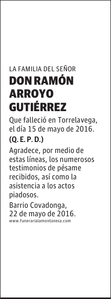 DON RAMÓN ARROYO GUTIÉRREZ