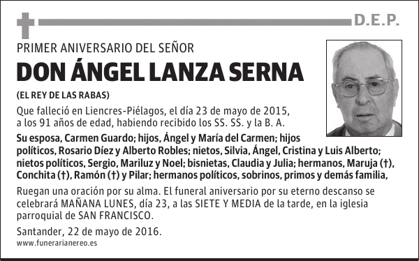 DON ÁNGEL LANZA SERNA