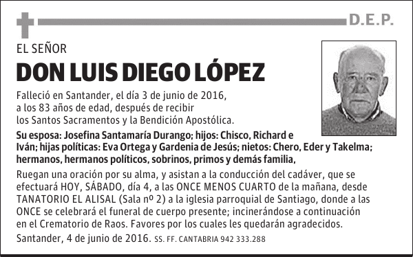 DON LUIS DIEGO LÓPEZ