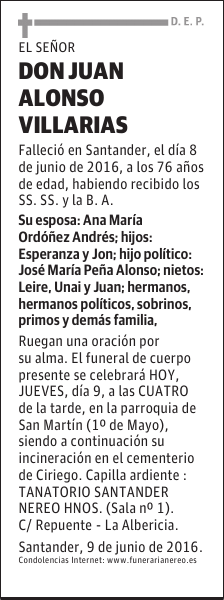 DON JUAN ALONSO VILLARIAS
