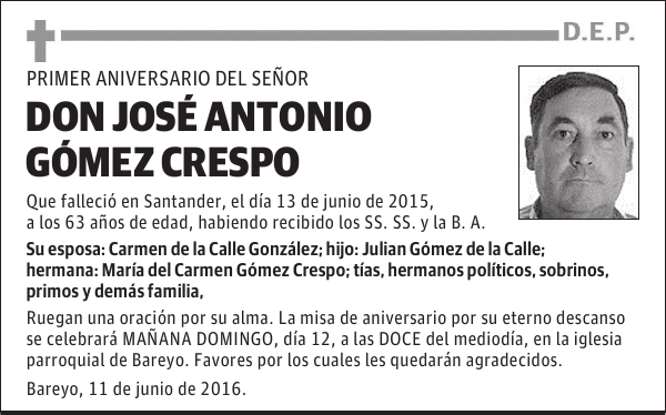 DON JOSÉ ANTONIO GÓMEZ CRESPO