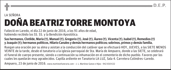 Da BEATRIZ TORRE MONTOYA