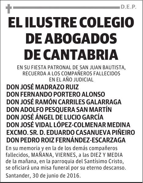 ILUSTRE COLEGIO DE ABOGADOS