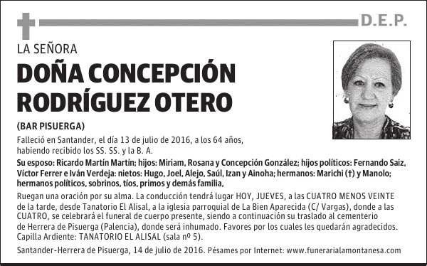 Doña Concepción Rodríguez Otero