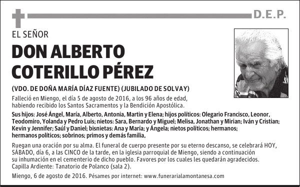 Don Alberto Coterillo Pérez