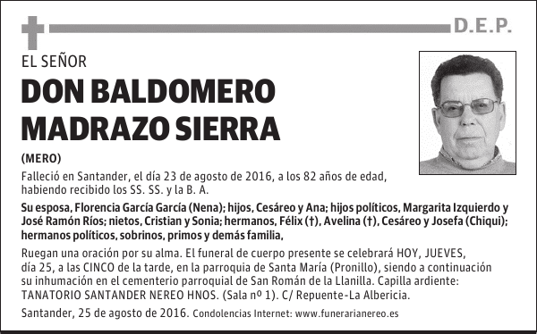 DON BALDOMERO MADRAZO SIERRA