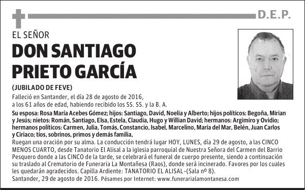 Don Santiago Prieto García