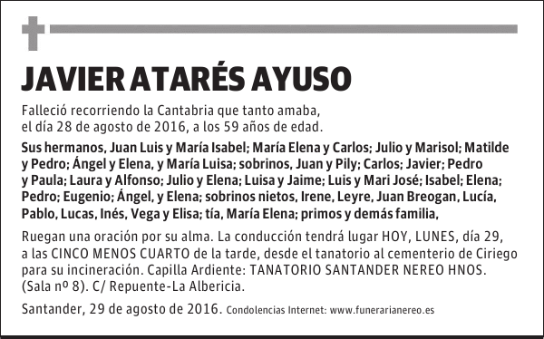 JAVIER ATARÉS AYUSO