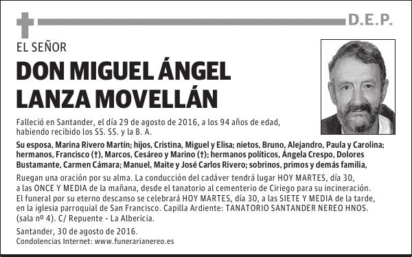 DON MIGUEL ÁNGEL LANZA MOVELLÁN