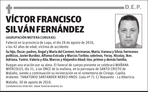 VÍCTOR FRANCISCO SILVÁN FERNÁNDEZ