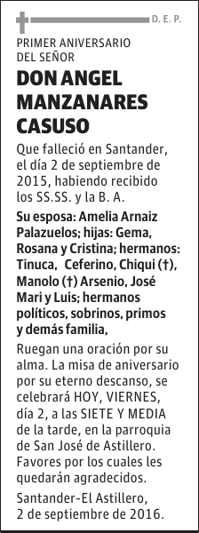 DON ANGEL MANZANARES CASUSO