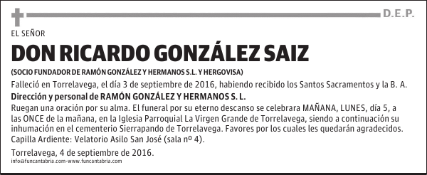 Don Ricardo González Saiz