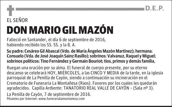 Don Mario Gil Mazón
