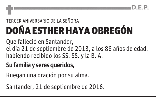Esther Haya Obregon