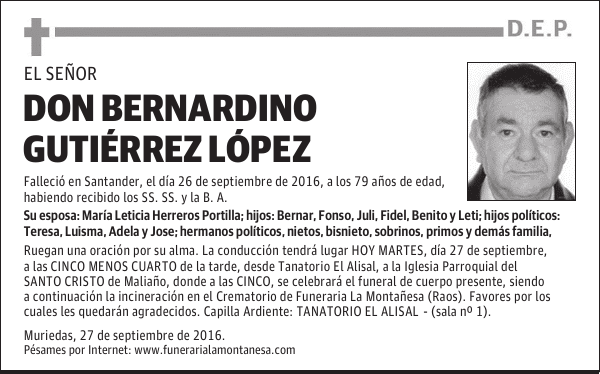 DON BERNARDINO GUTIÉRREZ LÓPEZ