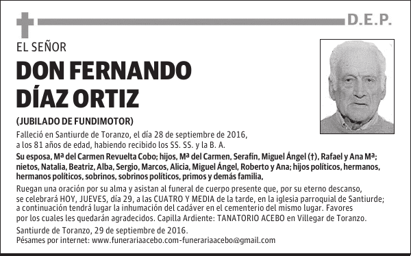 D. Fernando Díaz Ortiz
