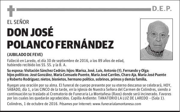 Don José Polanco Fernández