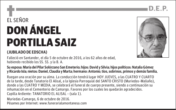 DON ÁNGEL PORTILLA SAIZ