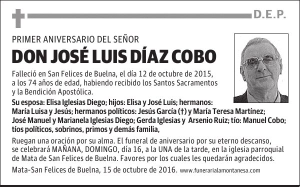 Don José Luis Díaz Cobo