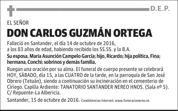 DON CARLOS GUZMAN ORTEGA