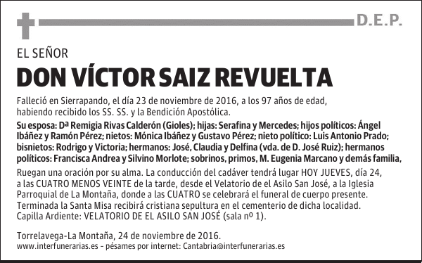 DON VÍCTOR SAIZ REVUELTA