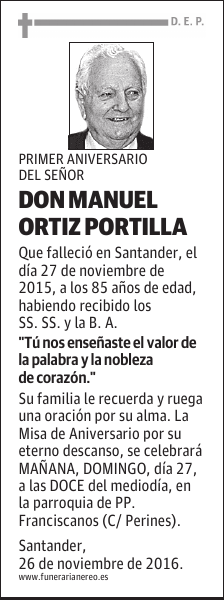 DON MANUEL ORTIZ PORTILLA