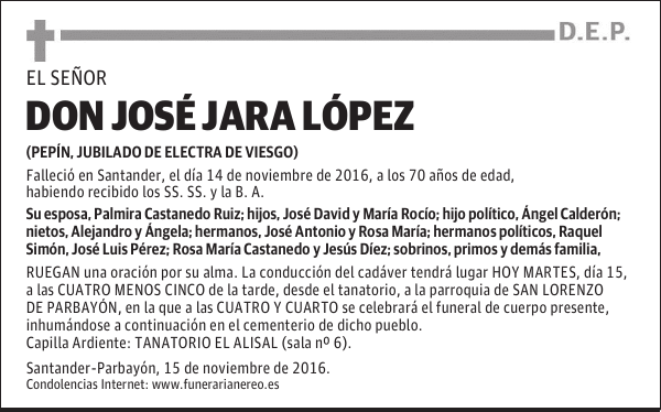DON JOSÉ JARA LÓPEZ