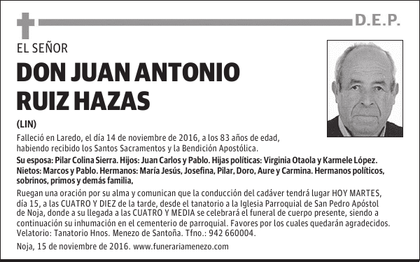 DON JUAN ANTONIO RUIZ HAZAS