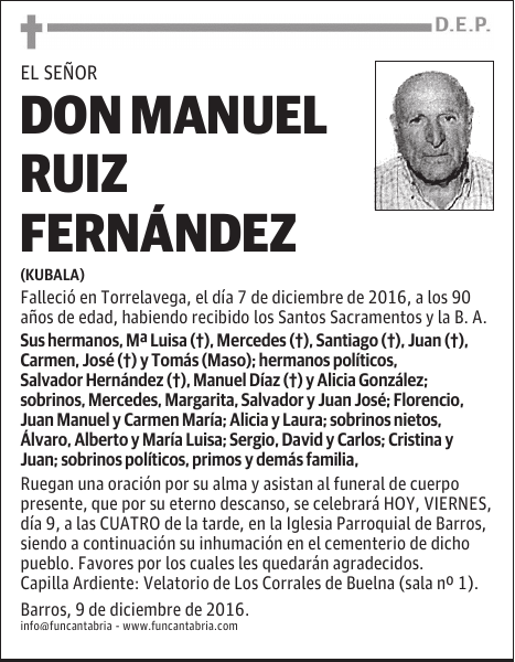 Don Manuel Ruiz Fernández