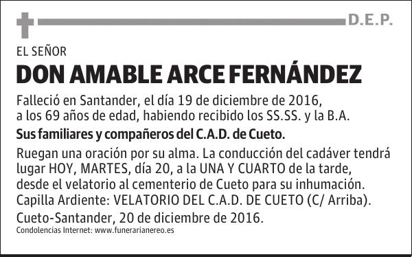 DON AMABLE ARCE FERNANDEZ