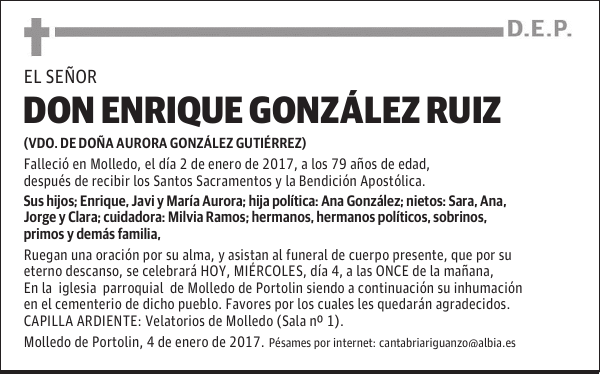 DON ENRIQUE GONZÁLEZ RUIZ